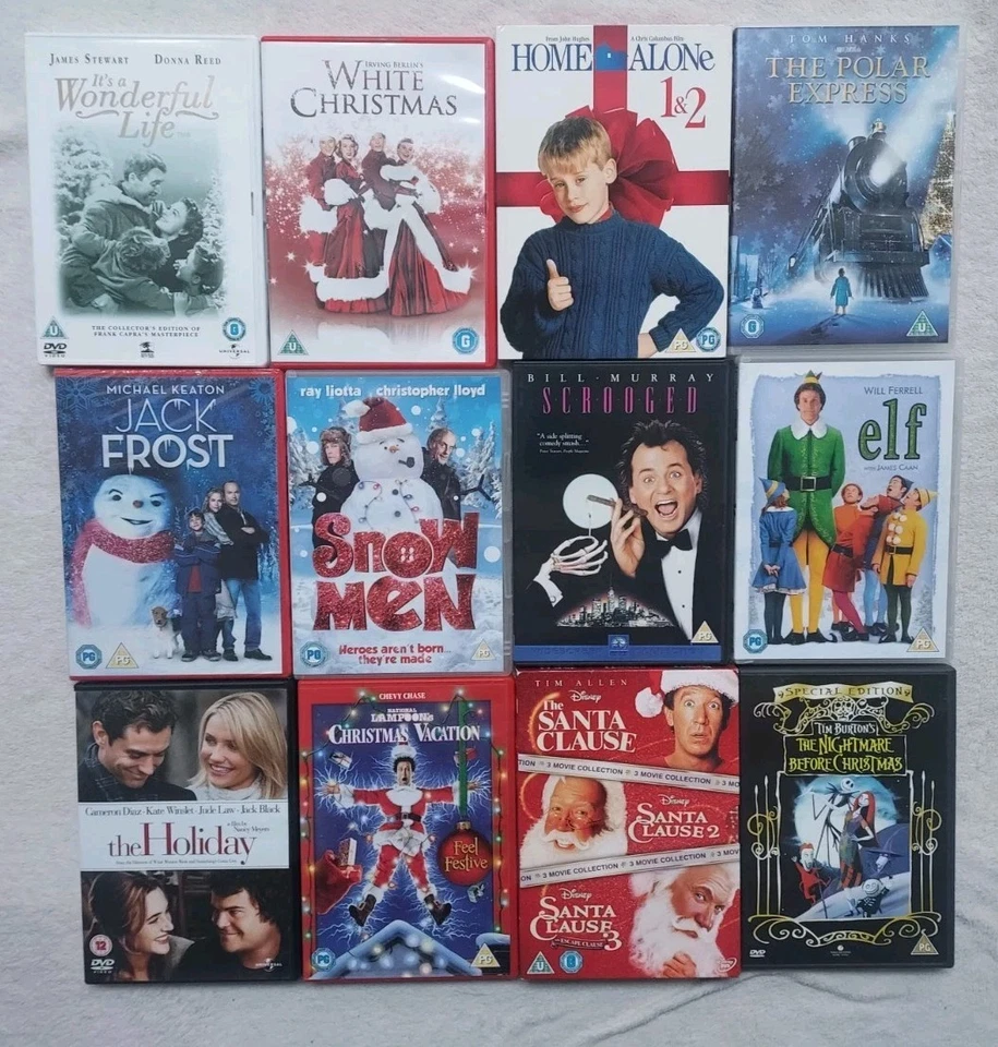 15 UK R2 CHRISTMAS XMAS DVD BUNDLE ELF SANTA CLAUSE SCROOGED HOME ALONE VACATION - Image 1 of 1