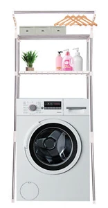 Estantería De Baño Ellsworth De Acero Tubular Con Dos Niveles De Almacenamiento - Imagen 1 de 6