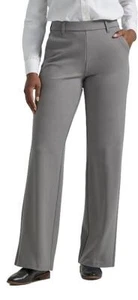 Lee Women's Ultra Lux Comfort Any Wear Wide Leg Pant (HD Lee Gray) NEW - Picture 1 of 5