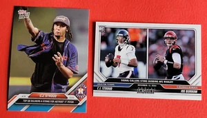 Tarjeta de novato CJ STROUD #d40/49 TOPPS NOW + PANINI INSTANT RC #1/749 TEXANS ASTROS - Imagen 1 de 7