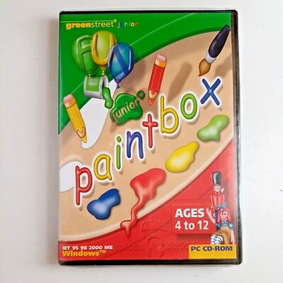 JUNIOR PAINTBOX - FOR AGES 4-12 - 1 X PC CD-ROM. - Image 1 of 3