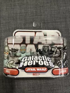 STAR WARS Galactic Heroes Duros and Garindan Action Figures - Picture 1 of 4