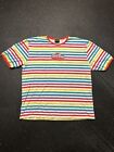 Play-Doh T Shirt Dumbgood Ringer Striped Size XL Multicolor Short Sleeve