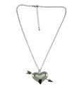 Cupids Arrow Heart Necklace