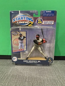 2001 Starting Lineup2 "Ken Griffey Jr." Cincinnati Reds Figure/ Collector Card - Picture 1 of 2