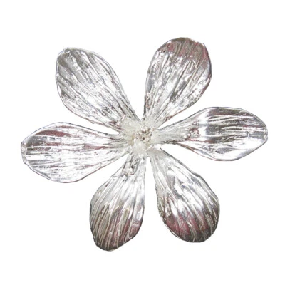 Handmade Sterling Silver Brooch Big Flower Genuine Solid Stamped 925 Empress - Image 1 of 4
