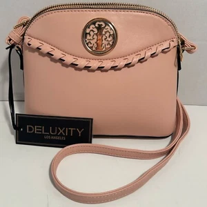Deluxity  Bag Los Angeles  Pink NWT VEGAN. - Picture 1 of 9