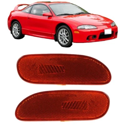 Par de luces marcadoras laterales para Mitsubishi Eclipse 1995-1999 lado conductor y pasajero Foto 1 de 4
