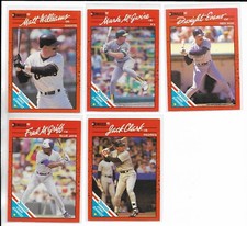 1990 Donruss GRAND SLAMMERS Pick-A-Card Williams McGwire Evans McGriff Clark
