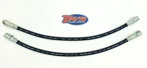 COPPIA 2 TUBI FRENO FLESSIBILI ANTERIORE PER FIAT CAMPAGNOLA 1107 AR76 TUBO - Imagen 1 de 3