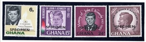 GHANA 1965 SCOTT #236-239 SPECIMEN SET OF 4 MINT NEVER HINGED RARE - Picture 1 of 1