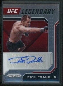 2022 RICH FRANKLIN AUTO PANINI PRIZM UFC LEGENDARY AUTOGRAPHS