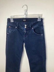 Hudson Dark Wash Signature Bootcut Size 25 (32”inseam) 5pocket Double Button - Picture 1 of 12