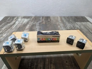 Vintage Sylvania Blue Dot Flash Cubes In Box And Loose. 9 Cubes . 4 Flash🧡💜🤎 - Picture 1 of 9