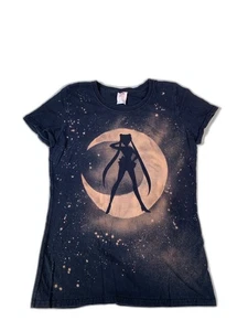 Vintage Sailor Moon Anime Crystal castle silhouette T-shirt medium - Picture 1 of 6