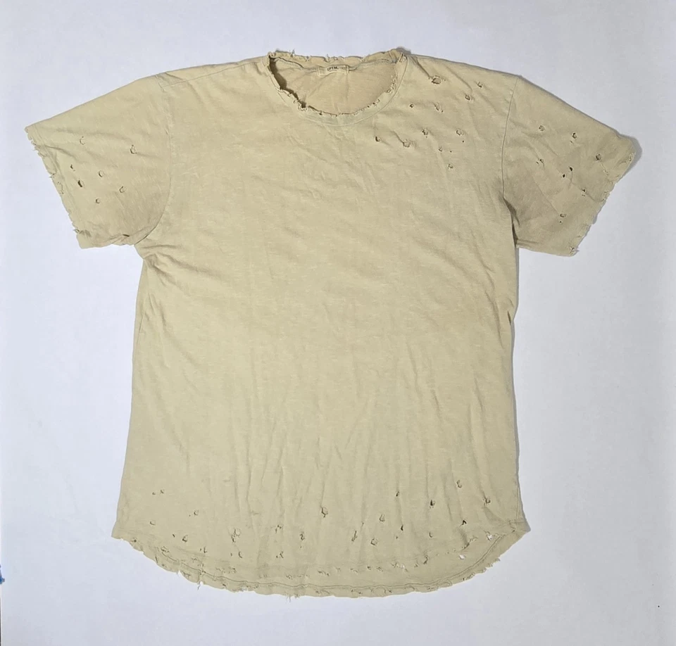 EPTM. Camiseta con dobladillo curvo tostada XXL para hombre Foto 1 de 4