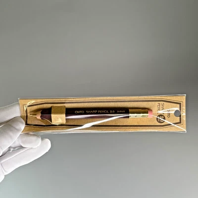 OHTO острый механический карандаш дерева ластик 2,0 мм бордовый красный Японии канцелярские товары новый - Изображение 1 из 4