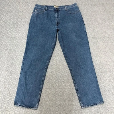 L.L.Bean Jeans Mens 42x34 Blue Denim Natural Fit Straight Leg Casual Everyday - Image 1 of 4