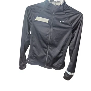 Nike Damen Laufjacke schwarz Dri-Fit Full-Zip Größe S - Bild 1 von 7