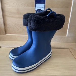 Nova Little Kids Rain Boots Sz. 12 Navy NWT - Picture 1 of 8