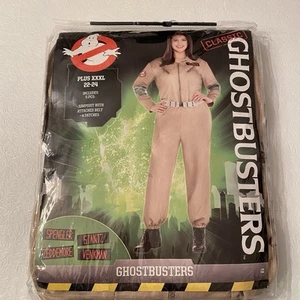 Classic Ghostbusters Women's Jumpsuit Costume- Adult 3XL (22-24)- New - Picture 1 of 3