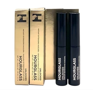 Hourglass Unlocked Instant Extensions Mascara MINI 0.09 oz Each x2 - Ultra Black - Picture 1 of 3