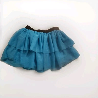 Falda Princesa Estilo Tutú Pinkfong Nickelodian Talla Niñas 4T Azul Teal Pull On Foto 1 de 4