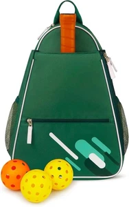 Newluck Pickleball Bag Duffle Crossbody Sling Pickle Ball Accessories Gift - Picture 1 of 8