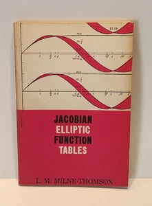 Jacobian Elliptic Function Tables by Milne-Thomson 1950 Mathematics - Bild 1 von 11