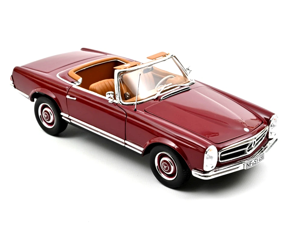 MB Mercedes Benz 230 SL - Pagode - 1963 - darkred - Norev 1 18