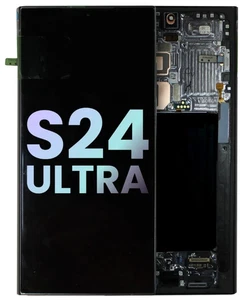 Samsung S24 Ultra 5G OEM OLED Pantalla Digitalizador Conjunto Negro Paquete de Servicio - Imagen 1 de 4