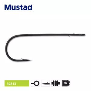 Mustad UltraPoint Aberdeen Worm Hooks - Cod Bass Pollock Conger Eel Sea Fishing - Picture 1 of 3