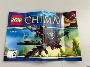 LEGO 70000 Legends of Chima Razcal's Glider Original Instructions Book 2 - Picture 1 of 2