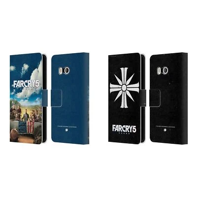 FUNDA BILLETERA LIBRO CUERO ARTE Y LOGOTIPO CLAVE FAR CRY OFICIAL 5 PARA TELÉFONOS HTC 1 Foto 1 de 4