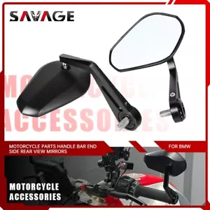 Handle Bar End Side Rear View Mirrors for BMW F900R 2020-2024 F 900R 2022 2023 - Picture 1 of 16