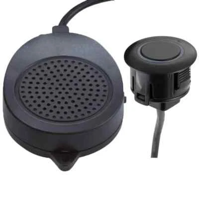 Echomaster PS-TRUCK-M Complete Backup Park Reverse 4 Sensor Kit w ECU Black New - Image 1 of 4