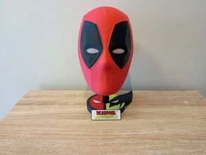 3D Printed Deadpool Helmet with Custom Deadpool & Wolverine Stand - Picture 1 of 6