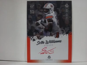 2021 Panini Luminance Year One Signatures RPS Red Seth Williams Rookie Auto RC - Bild 1 von 2