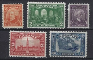 Canada 141-145 MH set Cat. value $40 - Picture 1 of 1