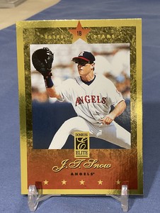 1997 - Donruss Elite Stars Gold Baseball Card #89 - JT Snow - Cali. Angels. ￼