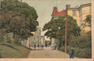 Postcard Sweden Poppelgatan Motala 1908 - Bild 1 von 2
