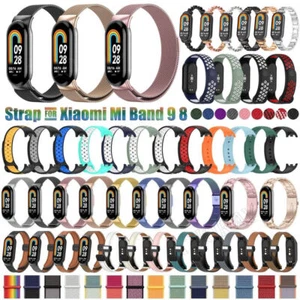 Replacement For Xiaomi Mi Band 9 / 8 Smart Watch Band Strap Bracelet Wristband - Picture 1 of 454