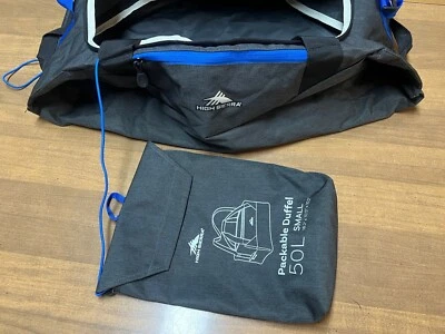 High Sierra Packable Duffel 50L - Folding Outdoor Hiking Camping Bag Lightweight - Image 1 of 4