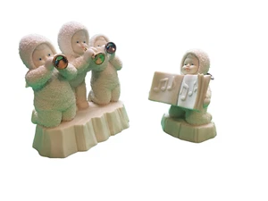 Department 56 Snowbabies Figurine Three Tiny Trumpetears - Picture 1 of 8