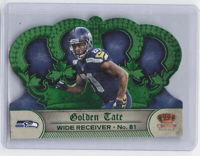 2012 Crown Royale #133 Golden Tate Emerald Die-Cut #21/49 - Image 1 of 2