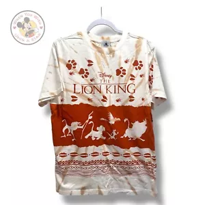 Disney The Lion King TShirt White Orange Size Medium - Picture 1 of 2