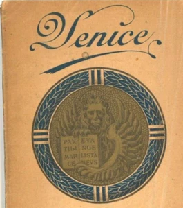 1911 Venedig illustrierter Führer Farbkarte ausziehen - Bild 1 von 3