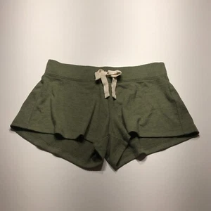 Gilly Hicks Sleep Shorts Womens Size XS Green Shorty Pull On Drawstring Stretch - Picture 1 of 11