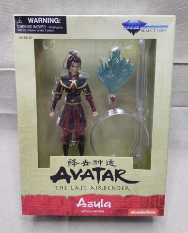 Diamond Select - Avatar: The Last Airbender Azula Action Figure NEW Damaged Box Cover