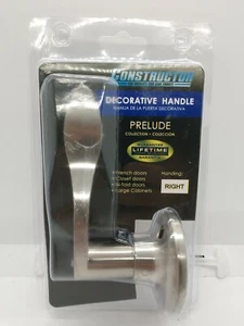 Constructor Decorative Handle Prelude Handing Right French,Closet and Bi-Fold  - Picture 1 of 3